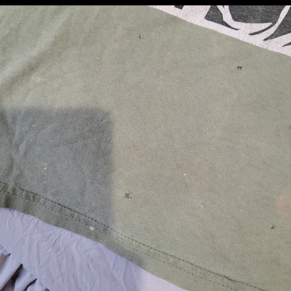 Bob Marley ZION super grunge‎ band Tee Men's SZ M holes wear Patch comfort punk - Picture 8 of 11